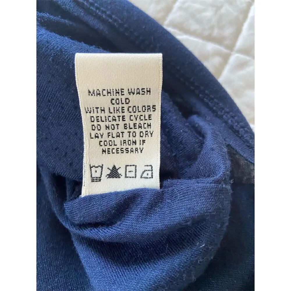 Max Studio Knee Length Skirt Blue, Navy and Red Geometric Print Size Medium - Picture 5 of 12